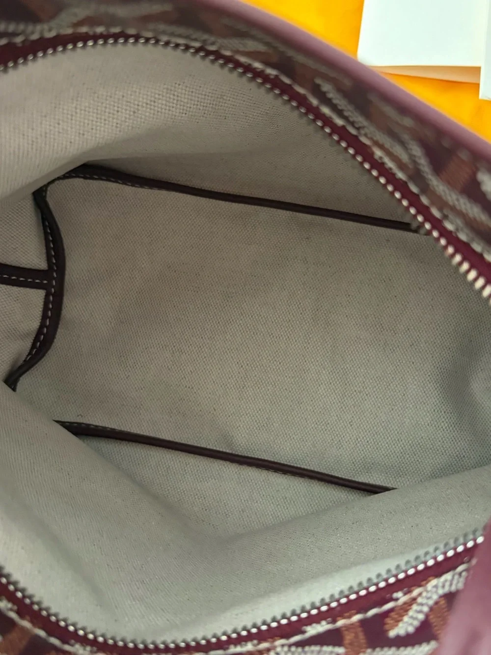 Authentic NWT Goyard Hobo Bohème Mini Burgundy